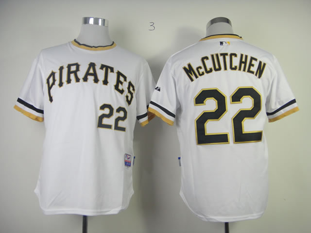 Men Pittsburgh Pirates #22 Mccutchen White MLB Jerseys->->MLB Jersey